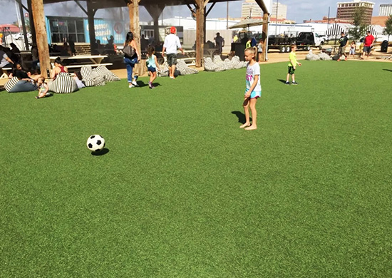 artificial turf installation