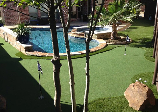 artificial turf installation